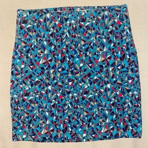 BCBG multicolor bodycon miniskirt